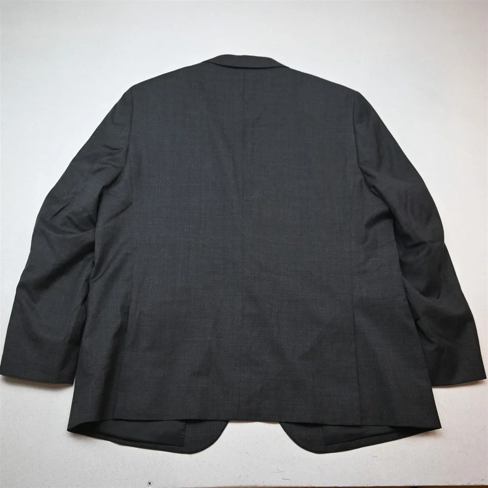 Jos A Bank 50R 48x30 Gray 100% Wool Traveler Mens Jacket Pants Suit
